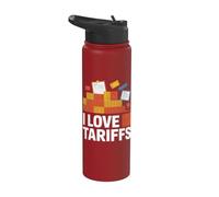 Déclaration de politique commerciale I Love Tariffs Stainless Steel Insulated Water Bottle