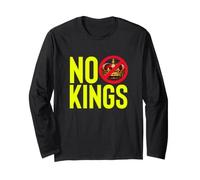 Déclaration de Protestation Contre la monarchie et la démocratie NO Kings Manche Longue