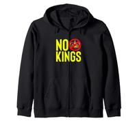 Déclaration de Protestation Contre la monarchie et la démocratie NO Kings Sweat à Capuche
