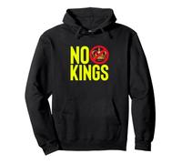 Déclaration de Protestation Contre la monarchie et la démocratie NO Kings Sweat à Capuche