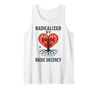 Déclaration de Radicalized by Basic Decency Heart Tree Débardeur