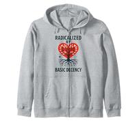 Déclaration de Radicalized by Basic Decency Heart Tree Sweat à Capuche