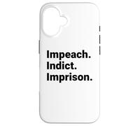Déclaration de responsabilité Politique d'emprisonnement de Mise en Accusation Coque pour iPhone 16