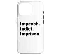 Déclaration de responsabilité Politique d'emprisonnement de Mise en Accusation Coque pour iPhone 16 Pro