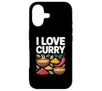 Déclaration de saveur audacieuse I Love Curry Enthusiast Coque pour iPhone 17