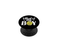 Déclaration de Softball That's My Boy PopSockets PopGrip Adhésif