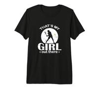 Déclaration de Softball That's My Girl Out There T-Shirt Haut de Gamme