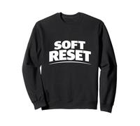 Déclaration de statut Personnel drôle et Minimaliste de réinitialisation logicielle Sweatshirt