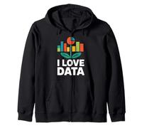 Déclaration des passionnés de données I Love Data Sweat à Capuche