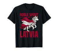 Déclaration d'esprit Noble Cool pour Les Amateurs de Loup de Lettonie T-Shirt