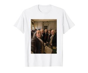 Déclaration d'indépendance du Comité des Cinq États-Unis T-Shirt Graphique avec Valeur, Homme, Blanc, M