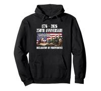 Déclaration d'indépendance Fondateurs du 250e Anniversaire 1776 Sweat à Capuche