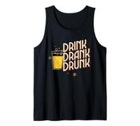 Déclaration drôle de fête « Drink Drank Drunk Drunk Débardeur