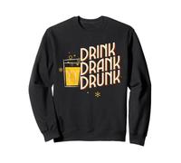 Déclaration drôle de fête « Drink Drank Drunk Drunk Sweatshirt