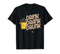 Déclaration drôle de fête « Drink Drank Drunk Drunk T-Shirt
