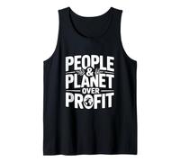 Déclaration écologique People and Planet Over Profit Débardeur