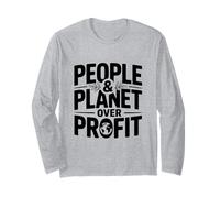 Déclaration écologique People and Planet Over Profit Manche Longue