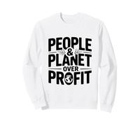 Déclaration écologique People and Planet Over Profit Sweatshirt