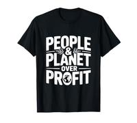 Déclaration écologique People and Planet Over Profit T-Shirt