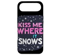 Déclaration « Embrasse-Moi où il Neige » pour Une Saison hivernale Amusante Coque pour iPhone Air