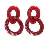 Déclaration européenne acrylique chaîne ronde boucles d'oreilles pour femmes géométrie grand cercle acétate boucles d'oreilles Brincos nouveau bijoux cadeauIntelligent et attrayant.