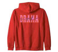 Déclaration expressive amusante et élégante de Drama Girl Sweat à Capuche