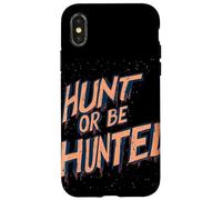 Déclaration « Hunt Or Be Hunted » pour Les peuples intrépides Coque pour iPhone X/XS