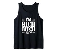 Déclaration I'm Rich Bitch pour Les Amateurs d'attitude Riche Débardeur