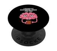 Déclaration Insolite de Crise existentielle Suspendue pour Les penseurs PopSockets PopGrip Adhésif