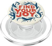 Déclaration « Nice Find Your Joy » PopSockets PopGrip pour MagSafe
