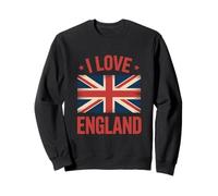 Déclaration Patriotique « J'aime l'Angleterre » de l'Union Jack Sweatshirt