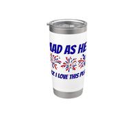 Déclaration patriotique « Mad As Hell » Parce que j'aime cet endroit Gobelet isotherme en acier inoxydable double paroi