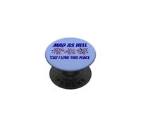 Déclaration Patriotique « Mad As Hell » Parce Que J'aime cet Endroit PopSockets PopGrip Adhésif