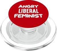 Déclaration Politique féministe libérale en colère PopSockets PopGrip pour MagSafe