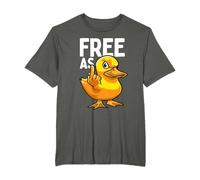Déclaration politique vulgaire Free As Duck Pun doigt d'honneur T-Shirt