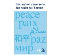 Collectif – Déclaration universelle des droits de l'homme – Poche – Étude – Gallimard