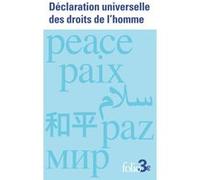 Collectif – Déclaration universelle des droits de l'homme – Poche – Étude – Gallimard