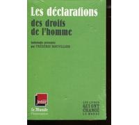 Déclarations des droits de l'homme (monde) (Les)
