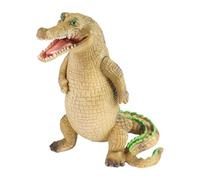Déclargion crocodile comprise de lifie - Figurine d'alligator réaliste - Bras mobiles rotatifs - Modèle d'animaux sauvages éducatifs - Figurine animale pour - Pour la décoration de la maison L