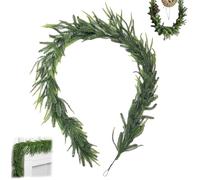 Declarity Garland, Declarity Cedar Garland, Christmas Simulated Cane Decoration, Realistic Pine Garlands, for Holiday Indoor Outdoor Mantel, Wall Winter Holiday Party Decoration (100cm/40in)