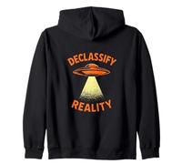 Declassify Reality - Graphique OVNI pour Les chercheurs de vérité Sweat à Capuche