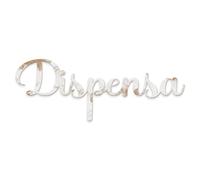 Declea Décoration Murale pour Cuisine écrite en Bois à Suspendre Garde-Manger, idéale pour la Cuisine, décoration de Maison, Restaurants et locaux, Inscription décorative en Bois fabriquée à la Main