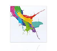 Declea Home Decor Tableau Moderne, Coton, Multicolore, 60X60