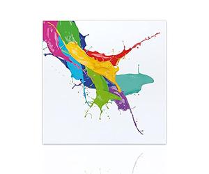 Declea Home Decor Tableau Moderne, Coton, Multicolore, 60X60