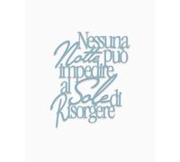 Declea Inscription en bois « No Night » Décoration murale pour la maison, phrase en bois motivante