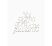 Declea Inscription en bois « Noi Siamo Quello Che Facciamo » Décoration murale pour la maison, phrase en bois motivante