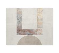 Declea Tableau sur toile Motif abstrait Formes, Impression sur toile Tableaux modernes pour salon, chambre à coucher, décoration murale pour la maison, impression