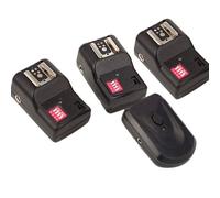 Déclencheur flash radio/sans fil 3 récepteurs 16 canaux