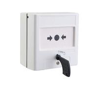 - Déclencheur manuel blanc pour coupure un contact