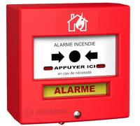 Déclencheur manuel Rouge 1 contact avec capot NEUTRONIC 4710R1C